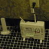 ホテルM(市川市/ラブホテル)の写真『本館306号室前 廊下に置かれた Softbank Wi-Fi アクセスポイント』by ホテルレポったー