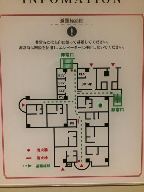 HOTEL O・M・Y （オーエムワイ）(さいたま市大宮区/ラブホテル)の写真『802号室 避難経路図』by mee
