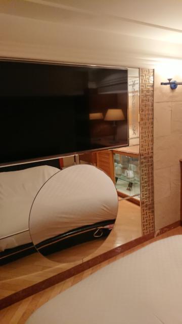 HOTEL TIFFARD（ティファード）(新宿区/ラブホテル)の写真『315号室、大画面TVモニター。下は鏡』by ビデ三郎
