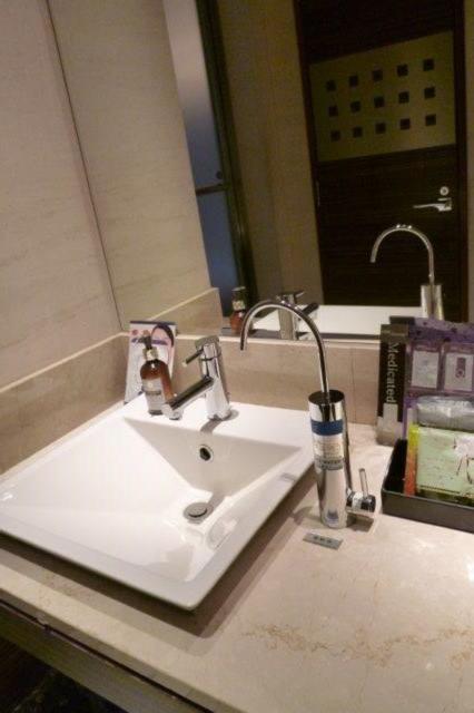HOTEL AILU(アイル)(豊島区/ラブホテル)の写真『606号室（洗面台。鏡がメチャ大きい）』by 格付屋
