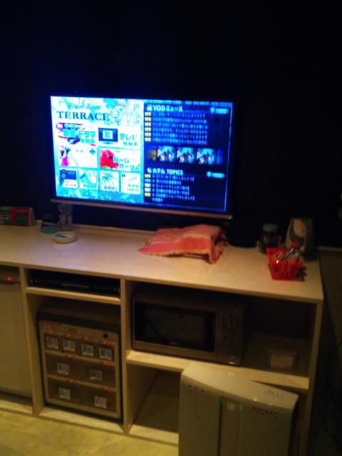テラスM(国分寺市/ラブホテル)の写真『205号室・TV』by 郷ひろし（運営スタッフ）