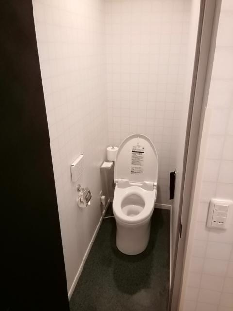 555MOTEL　NUMAZUⅠ(沼津市/ラブホテル)の写真『40号室利用。トイレは幅が狭いものの、自動で蓋が開くタイプです。』by キジ