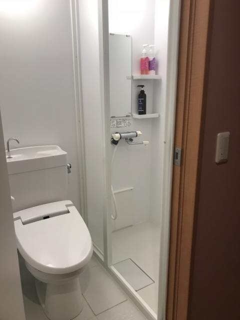 マンゴスチンホテル(町田市/ラブホテル)の写真『508号室のトイレとシャワールーム』by 少佐