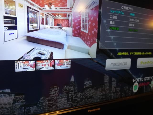 ホテル ハニー(江戸川区/ラブホテル)の写真『部屋案内　液晶画面』by ところてんえもん