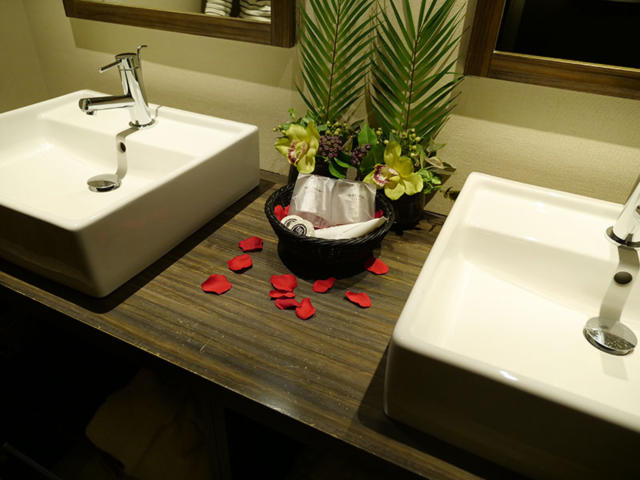 AROMA KURAVI(アロマクラヴィ)(川崎市川崎区/ラブホテル)の写真『501号室洗面台、洗面台が2つ並んでいました』by とんがり帽子