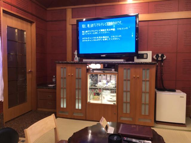 HOTEL Perrier(ペリエ)(新宿区/ラブホテル)の写真『501号室 大型テレビ』by サトナカ