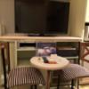 ホテル アテネ(柏市/ラブホテル)の写真『416号室 テレビ ソファーとテーブル』by サトナカ