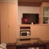 ホテル ニューヨーク(横浜市鶴見区/ラブホテル)の写真『202号室利用。テレビやクローゼット、冷蔵庫類はこちらに。』by キジ