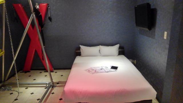 HOTEL Ｘ（エックス）(柏市/ラブホテル)の写真『吊るし　ベッド』by 妻が元風俗嬢
