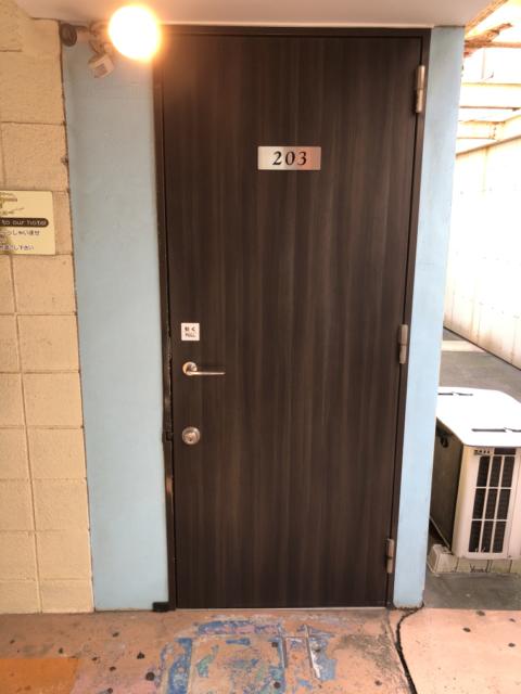HOTEL アスタプロント(浜松市/ラブホテル)の写真『203号室入口』by 一刀流