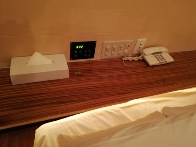 ヒルズホテル五反田(品川区/ラブホテル)の写真『306号室　ベッドパネル』by ところてんえもん