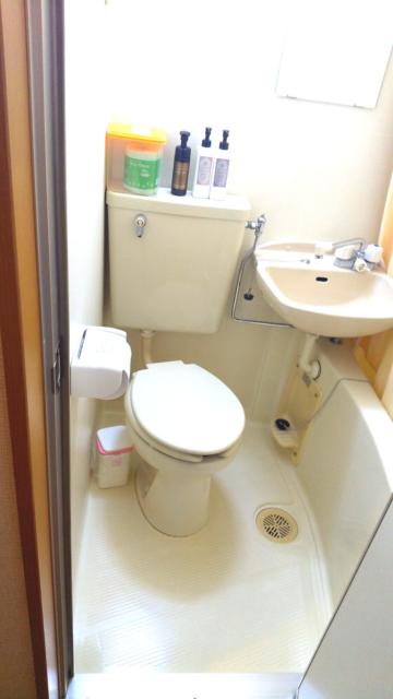 ホテルニュータウン秋葉原(千代田区/ラブホテル)の写真『033号室のトイレ、洗面所』by たけのこ