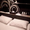 HOTEL HERME（エルメ）(渋谷区/ラブホテル)の写真『406号室　テレビ前からベッドを』by へんりく
