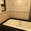 WILL昭島(昭島市/ラブホテル)の写真『210号室の浴室 2人でも入れるくらいの広さです。清潔感はありました。』by スラリン