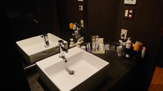 HOTEL GRANDE(川口市/ラブホテル)の写真『201号室 洗面台』by 舐めたろう