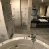 ア・プレスト(浜松市/ラブホテル)の写真『14号室　2Fシャワー、洗面台』by ま〜も〜る〜