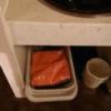 ニューアリス(大田区/ラブホテル)の写真『401号室 洗面台下にタオルとバスローブ』by 舐めたろう