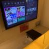 錦糸町 プチテル(墨田区/ラブホテル)の写真『506号室。部屋は狭いですが、それなりのテレビの大きさなので、不満はありませんでした。』by 日本語大辞典