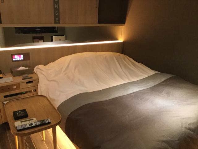 HOTEL SENSE(センス)(新宿区/ラブホテル)の写真『302号室ベッドルーム入口から見た室内』by ACB48