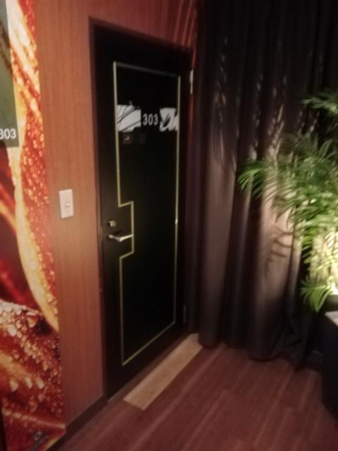 HOTEL CUE PLUS厚木(厚木市/ラブホテル)の写真『303号室(20,3)利用。そして、部屋の入口です。』by キジ