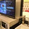 ホテル ZERO Ⅱ’(渋谷区/ラブホテル)の写真『414号室 洗面台の横に大型TV』by ACB48