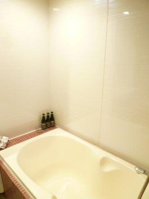 HOTEL THE HOTEL（ホテル　ザ・ホテル）(新宿区/ラブホテル)の写真『53号室（水回りゾーンは1部屋。入口から浴槽部分）』by 格付屋