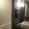 HOTEL ZERO2(渋谷区/ラブホテル)の写真『101号室 浴室入口と洗面台』by ACB48