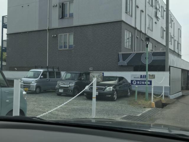 ホテルAIR（エアー）韮崎(韮崎市/ラブホテル)の写真『第二駐車場』by まさおJリーグカレーよ