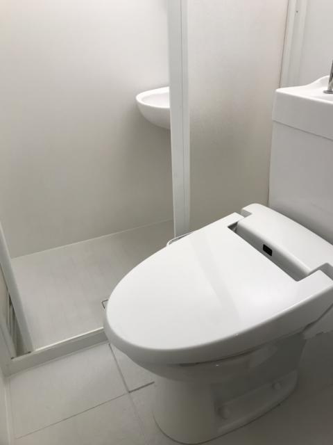 マンゴスチンホテル(町田市/ラブホテル)の写真『トイレとシャワールーム』by 少佐