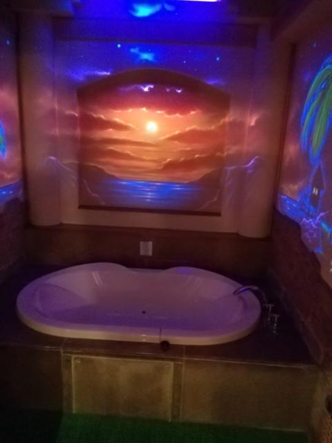 湘南ベイホテル(茅ヶ崎市/ラブホテル)の写真『310号室利用(20,8)露天風呂です。』by キジ