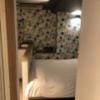 ホテル ATLAS(アトラス)(新宿区/ラブホテル)の写真『205号室　洗面浴室側よりベッドを見る』by hello_sts