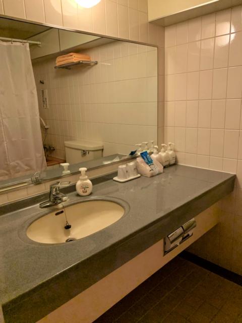 ホテル エクセルシオ(新宿区/ラブホテル)の写真『201号室、バスルーム、洗面台』by 屋敷ミラン