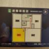 HOTEL Chelsea（チェルシー）(新宿区/ラブホテル)の写真『303号室　避難経路図』by ところてんえもん