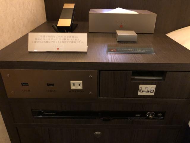HOTEL SENSE(センス)(新宿区/ラブホテル)の写真『507号室　充電器』by akky1975