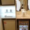 ファインガーデン京都南(京都市伏見区/ラブホテル)の写真『303号室。ポットと冷蔵庫です。』by 航平