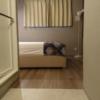 ホテル大山(新宿区/ラブホテル)の写真『103号室 玄関から見た室内。写ってないけど右にトイレ、左はバスルーム』by なめろう