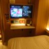 KOYADO HOTEL(台東区/ラブホテル)の写真『3号室　ベッドからテレビ』by momomo