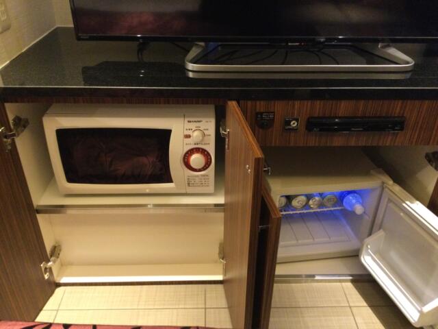 ホテルモアナ(新宿区/ラブホテル)の写真『205号室　電子レンジ、持ち込み用冷蔵庫』by ACB48