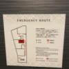HOTEL P-DOOR（ホテルピードア）(台東区/ラブホテル)の写真『309号室(避難経路図)』by こねほ