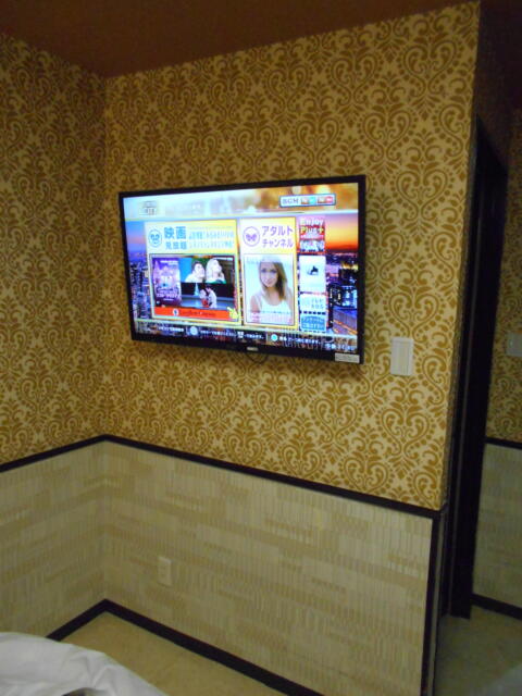ニューポート(立川市/ラブホテル)の写真『202号室、テレビ』by もんが～