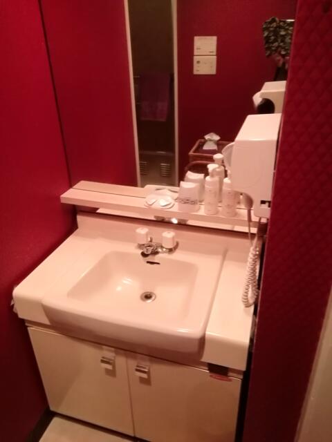 ホテル レインボー(足立区/ラブホテル)の写真『古めかしい洗面所です。(403号室利用21,1)』by キジ