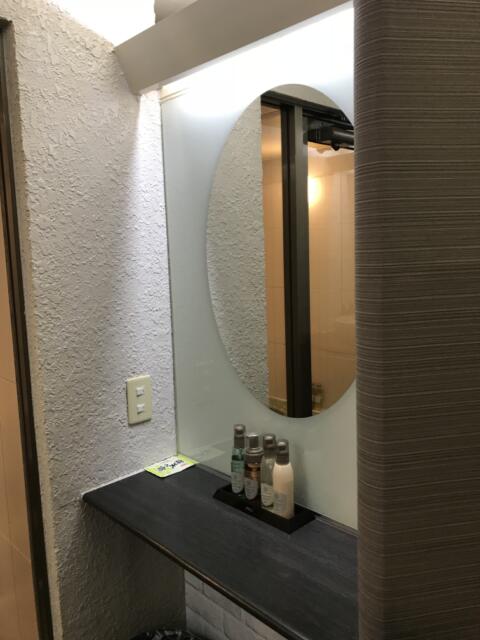 ホテル エビナ(海老名市/ラブホテル)の写真『浴室前の鏡』by 少佐