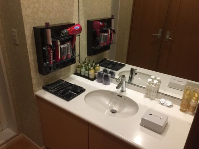 アニバーサリー(八王子市/ラブホテル)の写真『205号室、洗面台、アメニティーも充実しています。』by こばじゃ