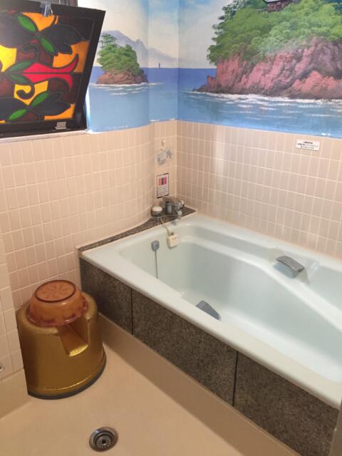ホテル アーカス(立川市/ラブホテル)の写真『202号室、バスルーム、湯船が大きく2人でも余裕です。』by こばじゃ