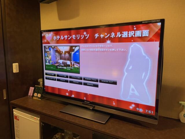 サンモリッツ 本店(台東区/ラブホテル)の写真『402号室のテレビ』by miffy.GTI