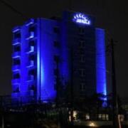 HOTEL BLUE MOON（ブルームーン）(射水市/ラブホテル)の写真『夜の外観』by まさおJリーグカレーよ