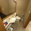 HOTEL 風々(ふふ)(新宿区/ラブホテル)の写真『106号室のトイレ。洗面との仕切りがありません。』by angler