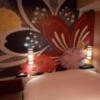 HOTEL KARUTA 赤坂(港区/ラブホテル)の写真『403号室 ベッドと壁面　統一感のある壁紙です。』by angler