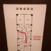 HOTEL STAY YOKOHAMA(横浜市中区/ラブホテル)の写真『401号室(21,5)避難経路と配置図です。』by キジ