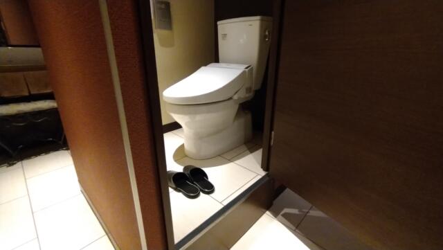 HOTEL GRASSINO URBAN RESORT(立川市/ラブホテル)の写真『211号室　トイレ、高い段差がある』by どらねこどらどら